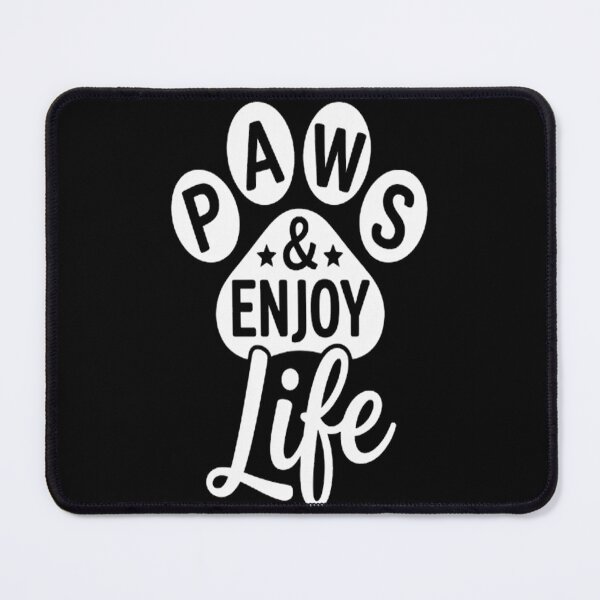 Item preview, Paws and Enjoy Life - Dog Owners, Puppy Pets Lovers_no_bg designed and sold by NicolaMail.