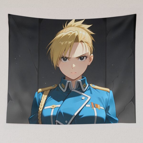 Item preview, Riza Hawkeye Fullmetal Alchemist Full Body Blue Uniform designed and sold by Spraykart.