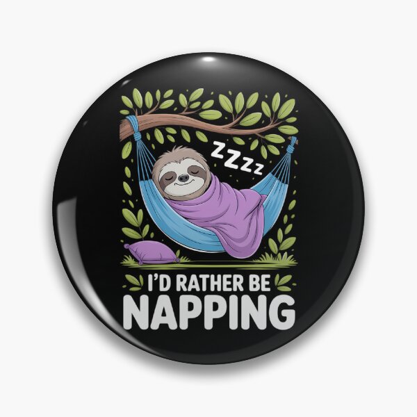 Item preview, Adorable Sloth Napping Design for Relaxed Days designed and sold by HellD3vil-Art.