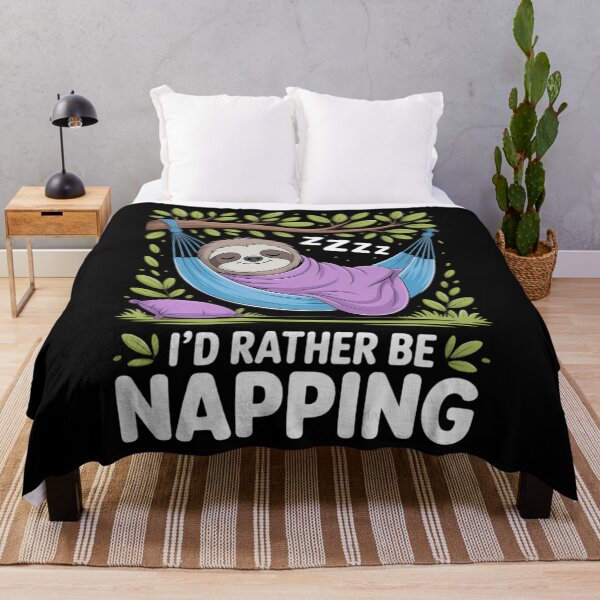 Item preview, Adorable Sloth Napping Design for Relaxed Days designed and sold by HellD3vil-Art.