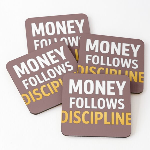 Item preview, Money Follows Discipline – Wealth Mindset T-Shirt designed and sold by ShoopingAn.