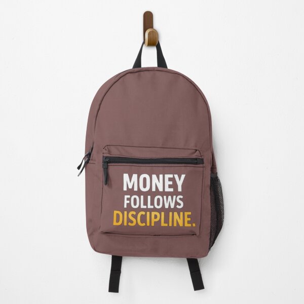 Item preview, Money Follows Discipline – Wealth Mindset T-Shirt designed and sold by ShoopingAn.