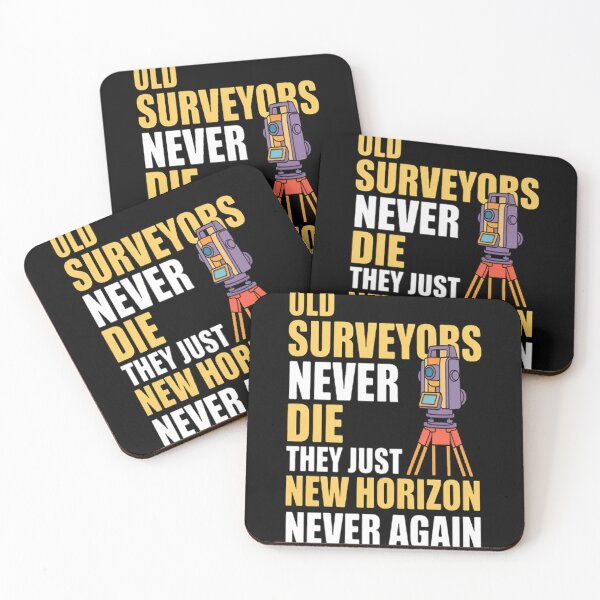 Item preview, Old Surveyors Never Die They Just Seek New Horizon designed and sold by TheRetroStyle.