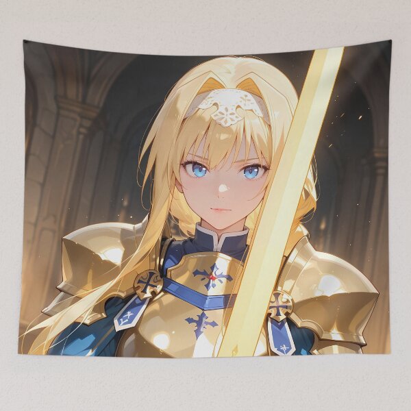 Item preview, Alice Zuberg Sword Art Online Radiant Knight Cathedral Glow designed and sold by Spraykart.