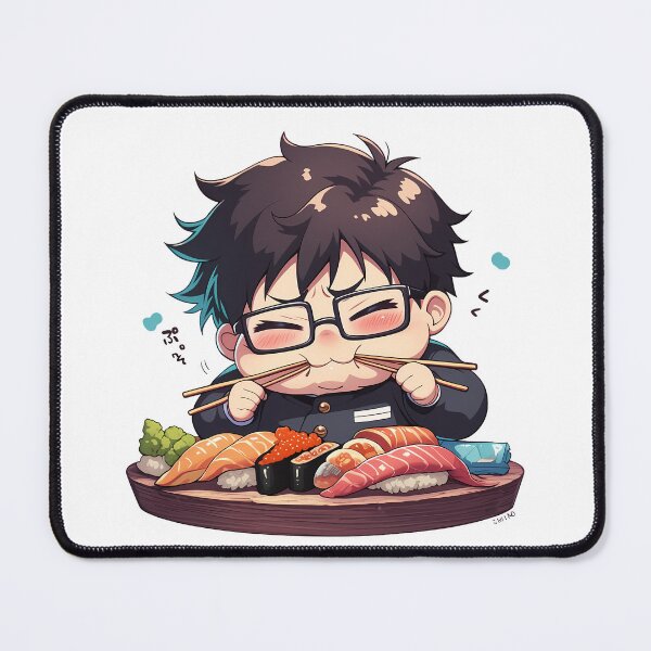 Item preview, Yukio Okumura Blue Exorcist Kawaii Sushi Calm designed and sold by Spraykart.