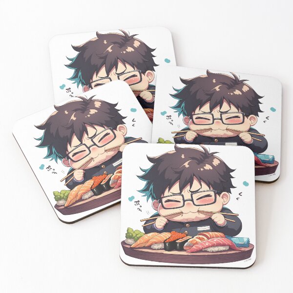 Item preview, Yukio Okumura Blue Exorcist Kawaii Sushi Calm designed and sold by Spraykart.
