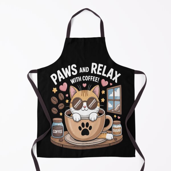 Item preview, Paws and Relax with Coffee designed and sold by NicolaMail.