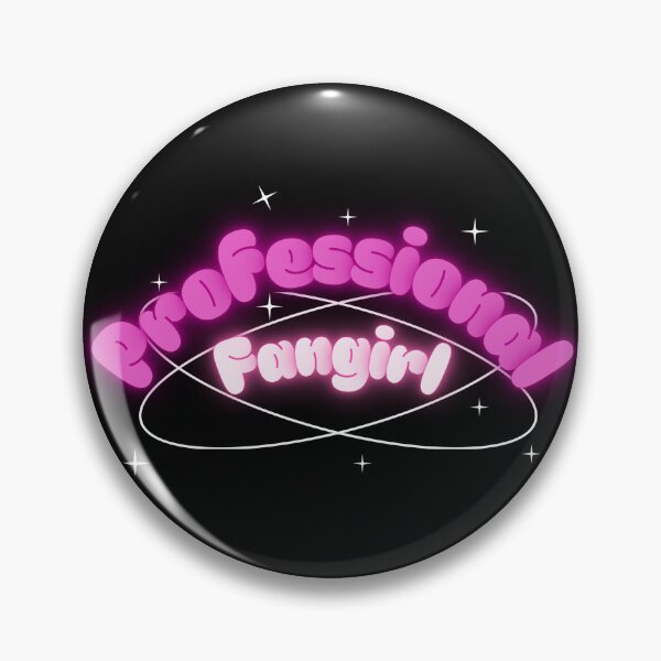 Item preview, Professional fangirl T-shirt - pink and white glowing  designed and sold by C-Alicedesigns.
