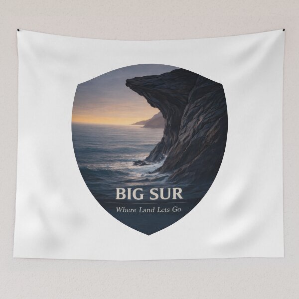 Item preview, Cliffs Lean Into Blue designed and sold by EdvvinStudios.