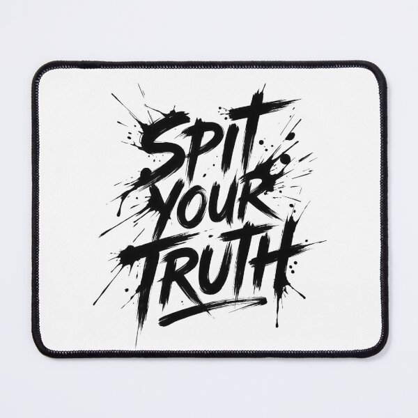 Item preview, SPIT YOUR TRUTH - Street Typography Design designed and sold by LiORDO iNK..