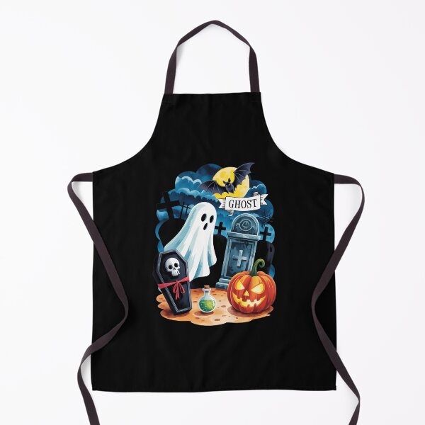 Item preview, Personalized Halloween Pumpkin Witch Black Cat Skeleton Ghost Trick or Treat GHOST designed and sold by HellD3vil-Art.