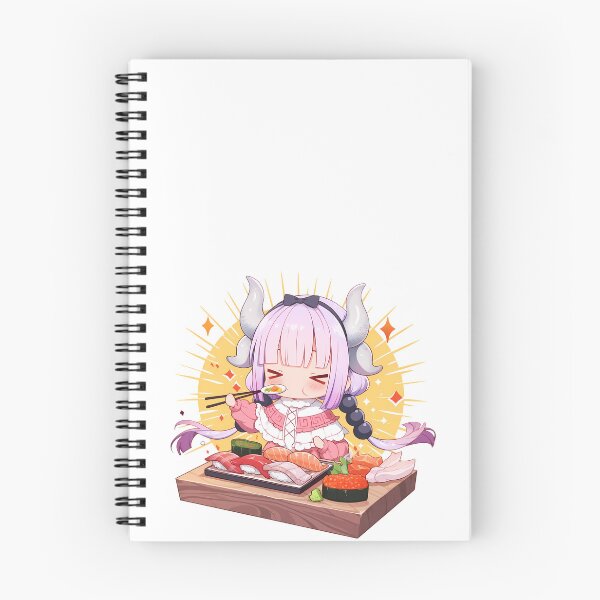 Item preview, Kanna Kamui Miss Kobayashi Dragon Maid Chibi Sushi Time designed and sold by Spraykart.