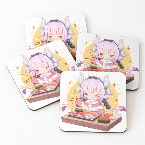 Item preview, Kanna Kamui Miss Kobayashi Dragon Maid Chibi Sushi Time designed and sold by Spraykart.