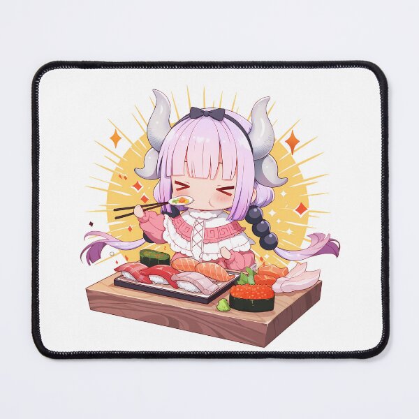 Item preview, Kanna Kamui Miss Kobayashi Dragon Maid Chibi Sushi Time designed and sold by Spraykart.