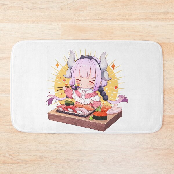 Item preview, Kanna Kamui Miss Kobayashi Dragon Maid Chibi Sushi Time designed and sold by Spraykart.