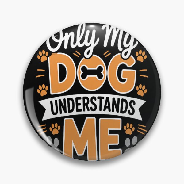 Item preview, Only My Dog Understands Me Idea_no_bg designed and sold by TheRetroStyle.