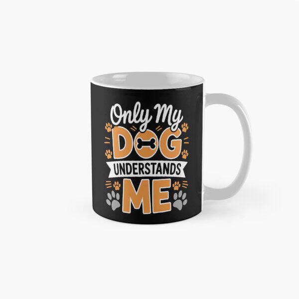 Item preview, Only My Dog Understands Me Idea_no_bg designed and sold by TheRetroStyle.