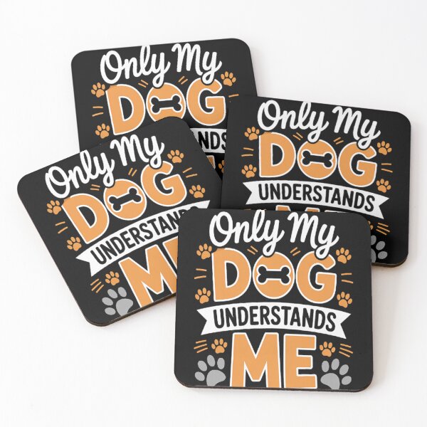 Item preview, Only My Dog Understands Me Idea_no_bg designed and sold by TheRetroStyle.