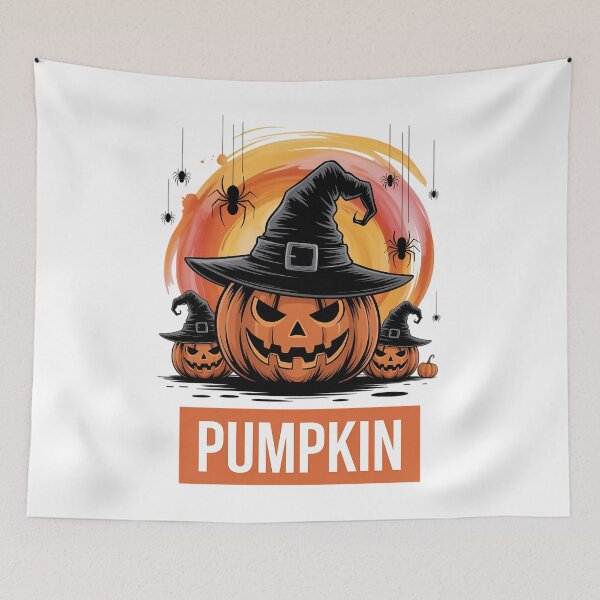 Item preview, Halloween Pumpkin Witch Skeleton Ghost Trick or Treat PUMPKIN designed and sold by HellD3vil-Art.
