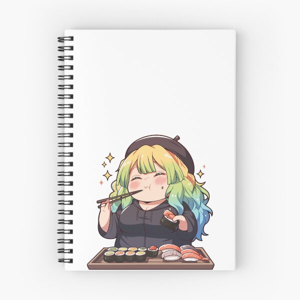 Item preview, Lucoa Miss Kobayashi Dragon Maid Chibi Kawaii Sushi Snack designed and sold by Spraykart.