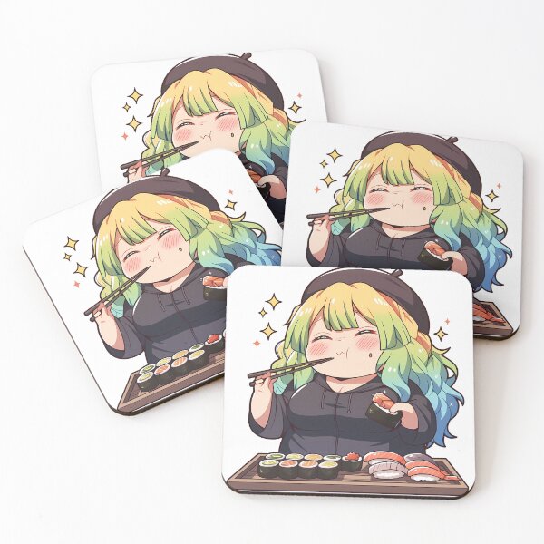 Item preview, Lucoa Miss Kobayashi Dragon Maid Chibi Kawaii Sushi Snack designed and sold by Spraykart.