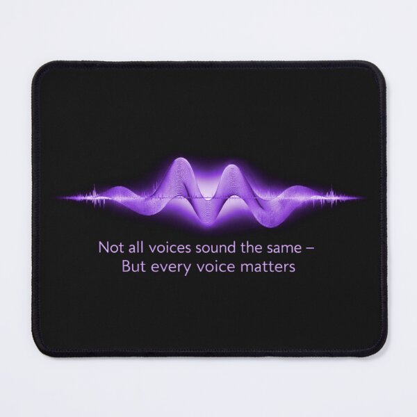 Item preview, Not All Voices Sound the Same -Every Voice Matters Purple Sound Wave designed and sold by Mirgonhood.