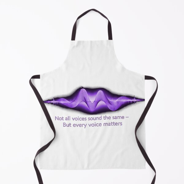 Item preview, Not All Voices Sound the Same -Every Voice Matters Purple Sound Wave designed and sold by Mirgonhood.