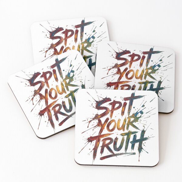 Item preview, SPIT YOUR TRUTH / VIVID - Street Typography Design designed and sold by LiORDO iNK..
