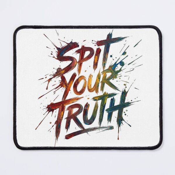 Item preview, SPIT YOUR TRUTH / VIVID - Street Typography Design designed and sold by LiORDO iNK..