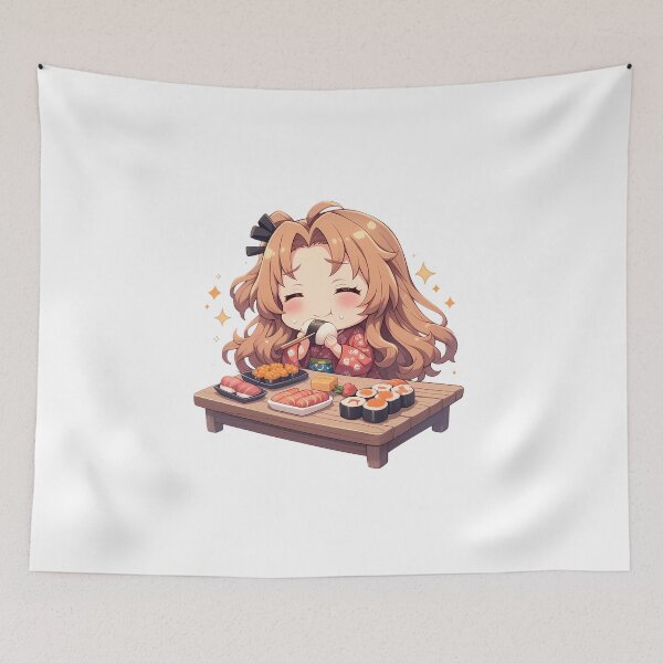 Item preview, Ami Kawashima Toradora Chibi Sushi Smug Mood designed and sold by Spraykart.