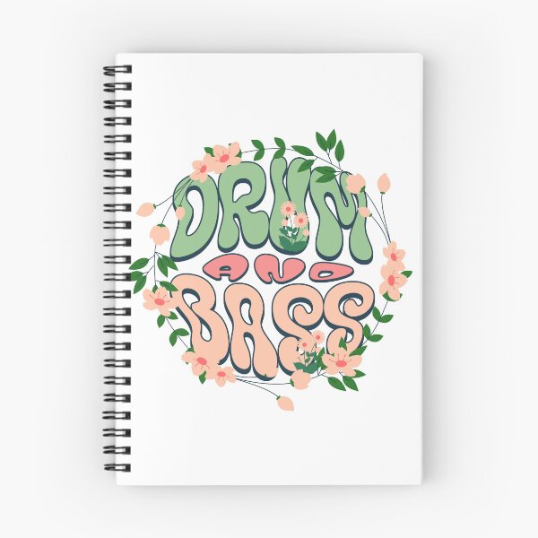 Item preview, DRUM AND BASS  - Dnb Floral Ring (green) designed and sold by Discothreadz.