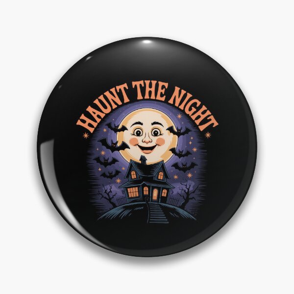 Item preview, Haunt the Night Moon Happy Halloween designed and sold by HellD3vil-Art.