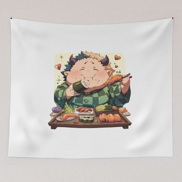 Item preview, Amaimon Blue Exorcist Chibi Sushi Feast designed and sold by Spraykart.