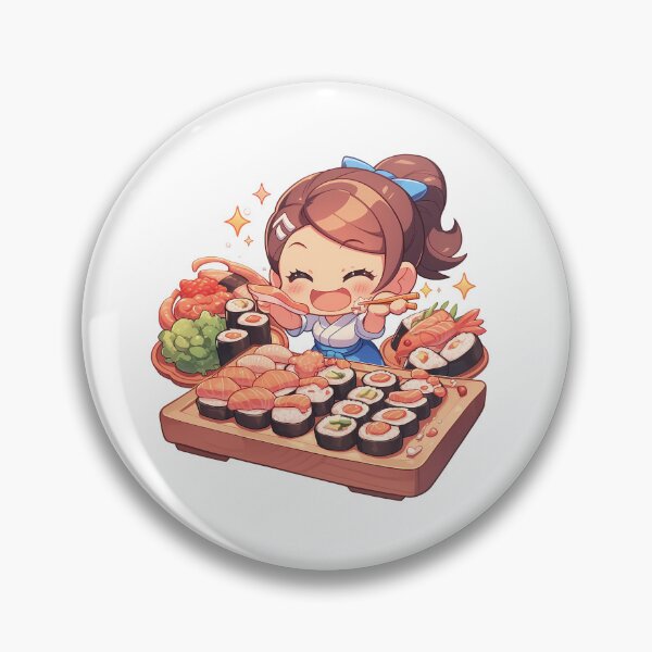 Item preview, Aoi Asahina Danganronpa Chibi Sushi Party designed and sold by Spraykart.
