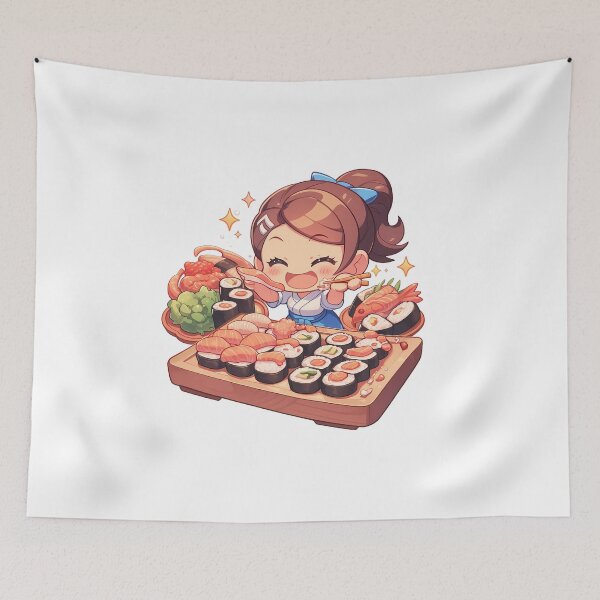 Item preview, Aoi Asahina Danganronpa Chibi Sushi Party designed and sold by Spraykart.
