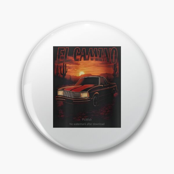 Item preview, 1981 El Camino Classic Sunset Graphic, Retro Muscle Car Tee designed and sold by HyphThonia.