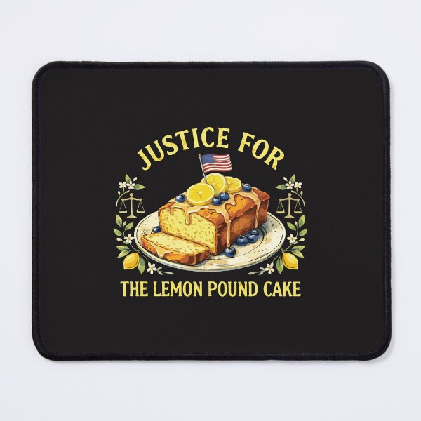 Item preview, Funny Justice For Lemon Pound Cake Meme Patriotic Dessert Humor Vintage Style designed and sold by kiralynstration.