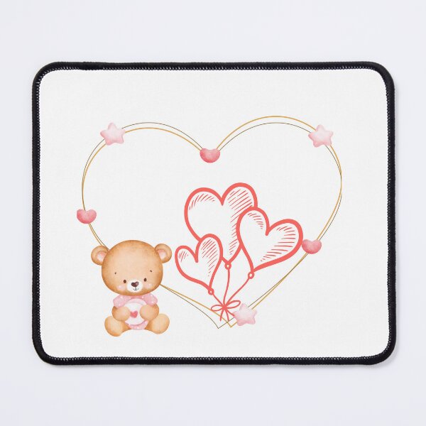 Item preview, Cute Teddy with Heart Valentine Series designed and sold by Homyar.