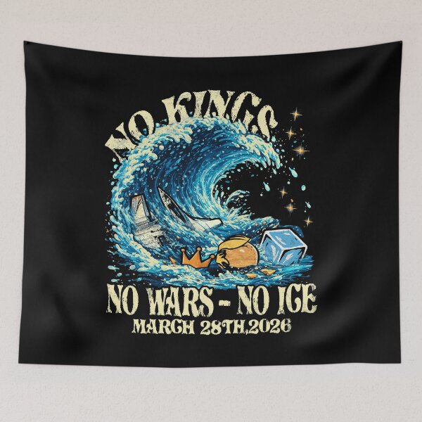 Item preview, No Kings No ICE No Wars designed and sold by Ortigzitoun.