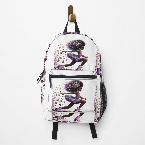 Item preview, Black Girl Skate with Stars designed and sold by Lucienne Reimagined.