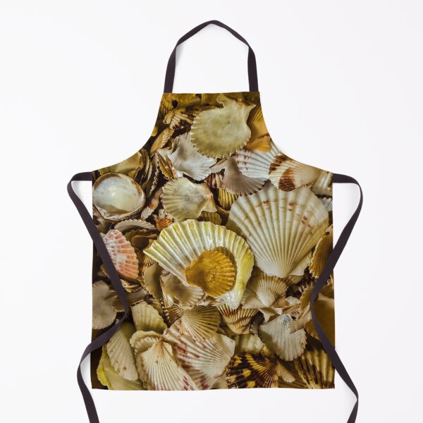 Item preview, Seashell Collection – Coastal Texture Scallop Shell Pattern Photography designed and sold by aadventures.