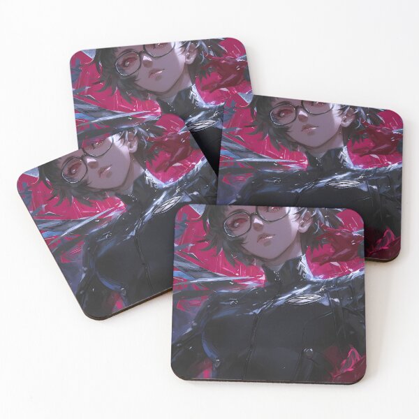 Item preview, Makoto Niijima Persona 5 Crimson Noir Queen With Glasses designed and sold by Spraykart.