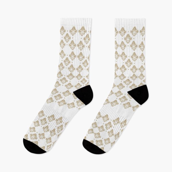 Item preview, Vintage Gold Damask Pattern Elegant Classic Floral Design designed and sold by QuiteOrbit.