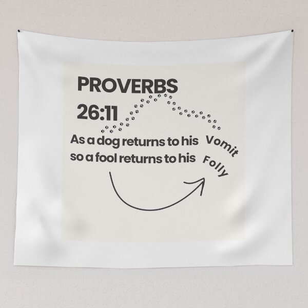 Item preview, Proverbs 26:11 designed and sold by Undonemadenew.