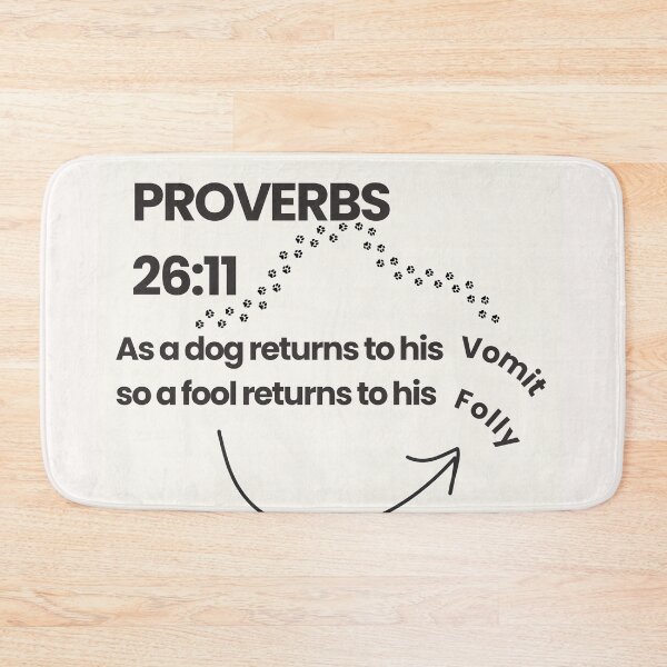 Item preview, Proverbs 26:11 designed and sold by Undonemadenew.