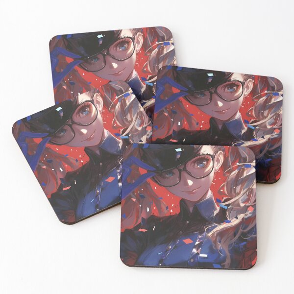 Item preview, Justine Caroline Persona 5 Twin Warden Confetti Crimson designed and sold by Spraykart.
