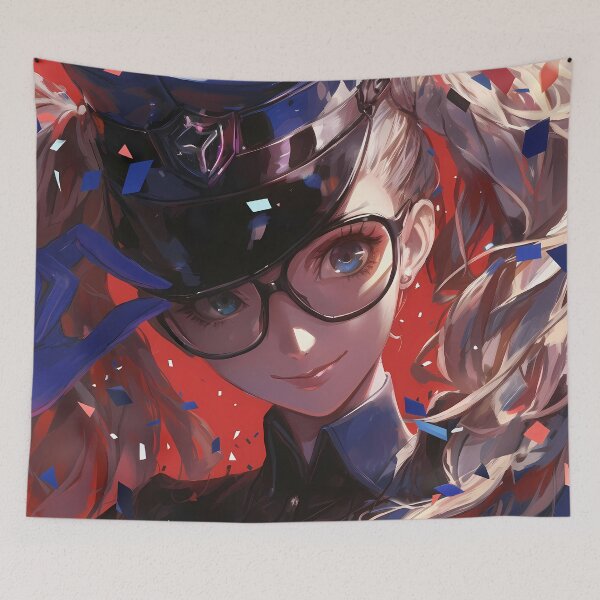 Item preview, Justine Caroline Persona 5 Twin Warden Confetti Crimson designed and sold by Spraykart.
