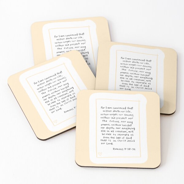 Item preview, Romans 8:38-39 Bible Verse Scripture designed and sold by rePurposeTX.