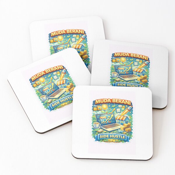 Item preview, Muda Berani Side Hustle Sticker – Build Your Side Business, Online Income, Young Entrepreneur, Financial Freedom Motivation designed and sold by Wander Pop Studio.