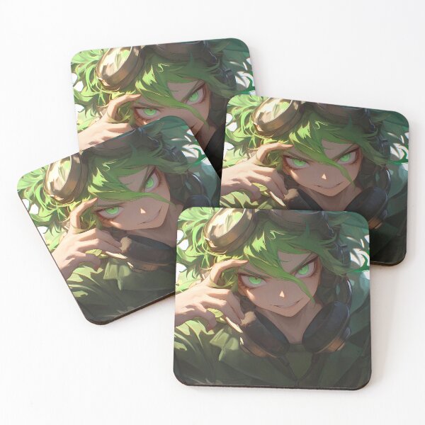 Item preview, Rantaro Amami Danganronpa Green Hair Cool Gamer Look designed and sold by Spraykart.